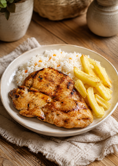 Filete de pollo a la plancha